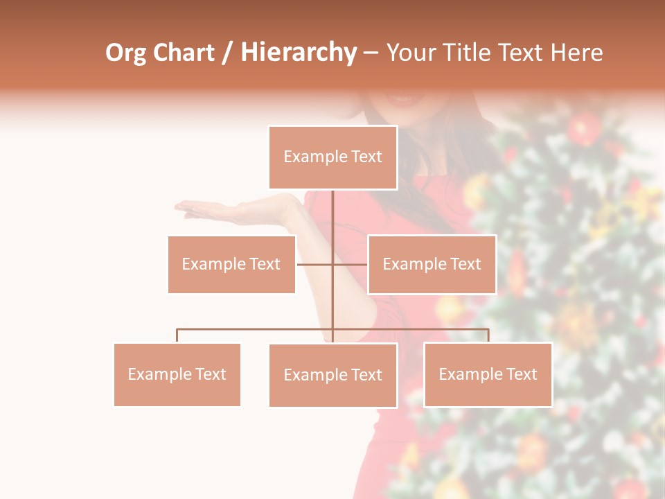 Woman Holiday Young PowerPoint Template