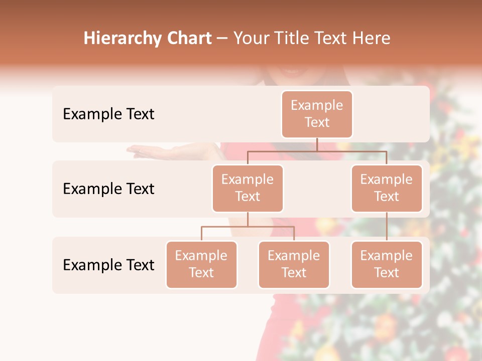 Woman Holiday Young PowerPoint Template