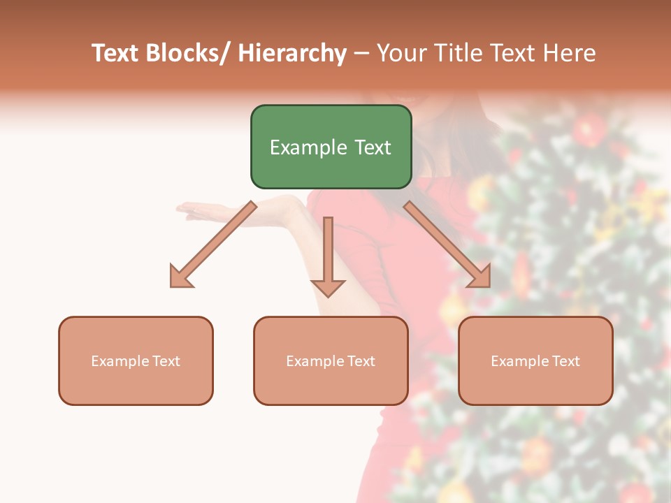 Woman Holiday Young PowerPoint Template