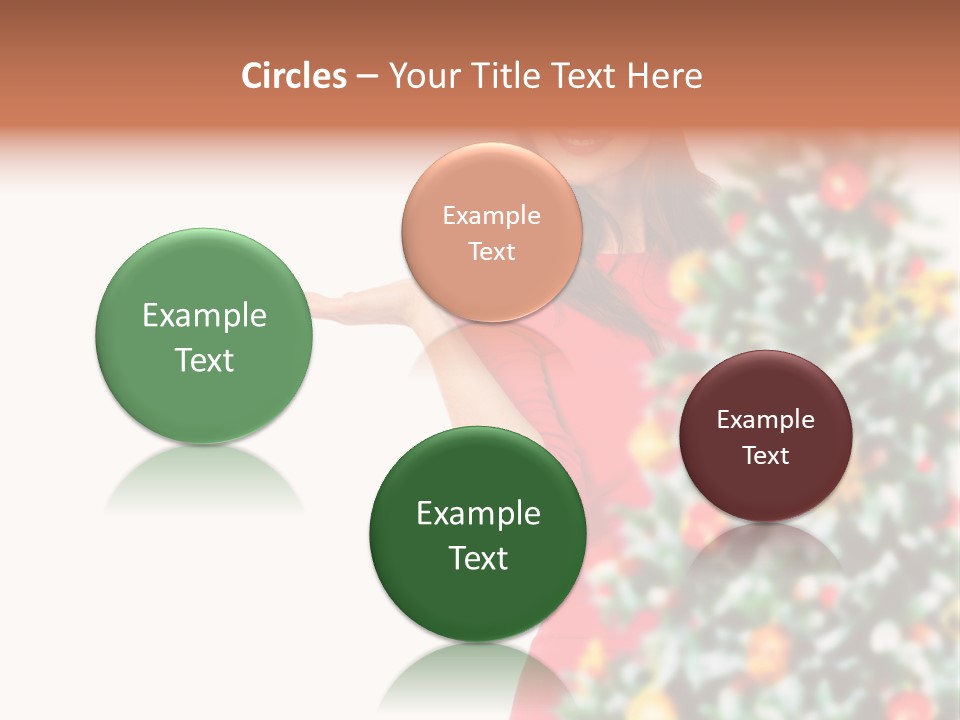 Woman Holiday Young PowerPoint Template