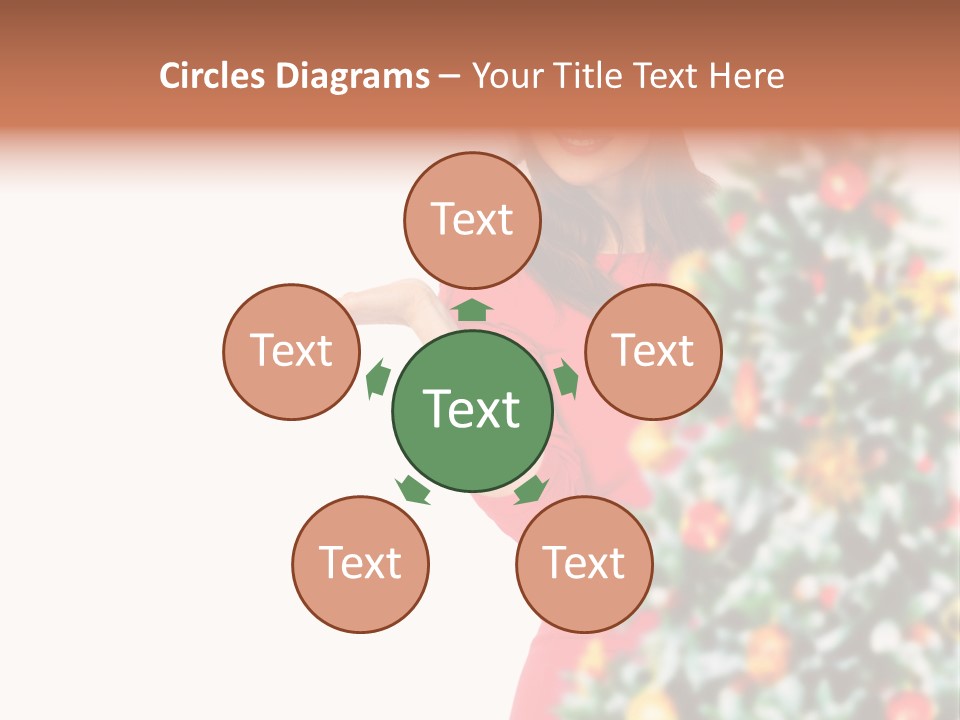 Woman Holiday Young PowerPoint Template