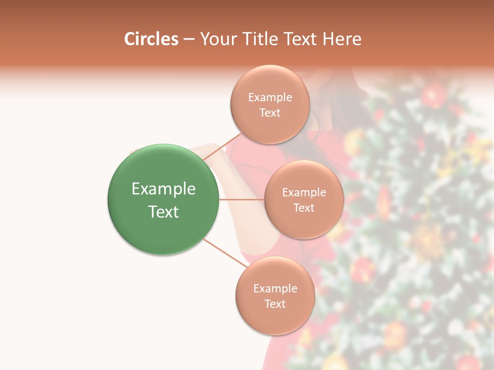 Woman Holiday Young PowerPoint Template