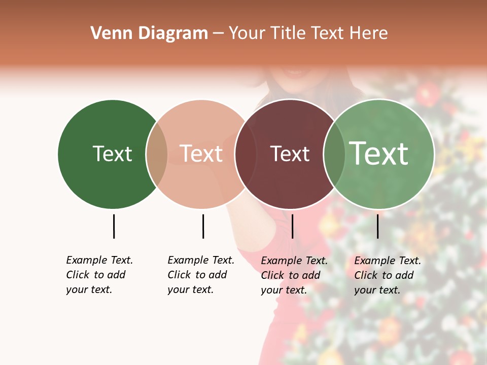 Woman Holiday Young PowerPoint Template