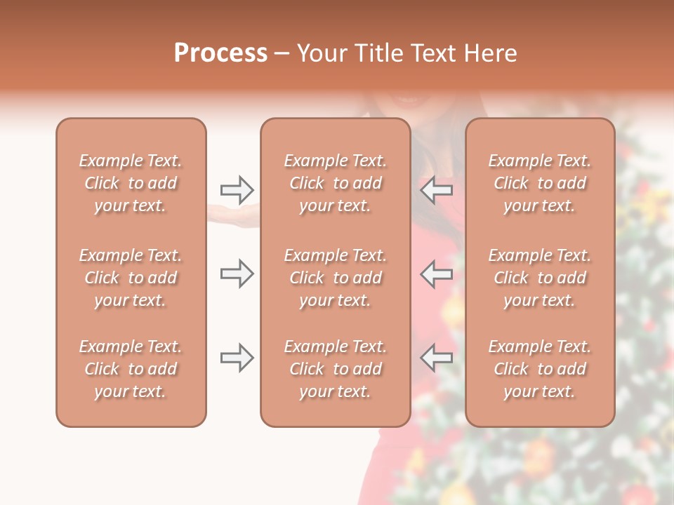 Woman Holiday Young PowerPoint Template