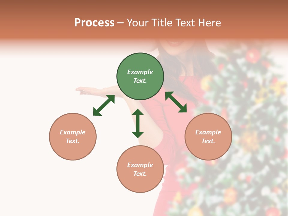 Woman Holiday Young PowerPoint Template