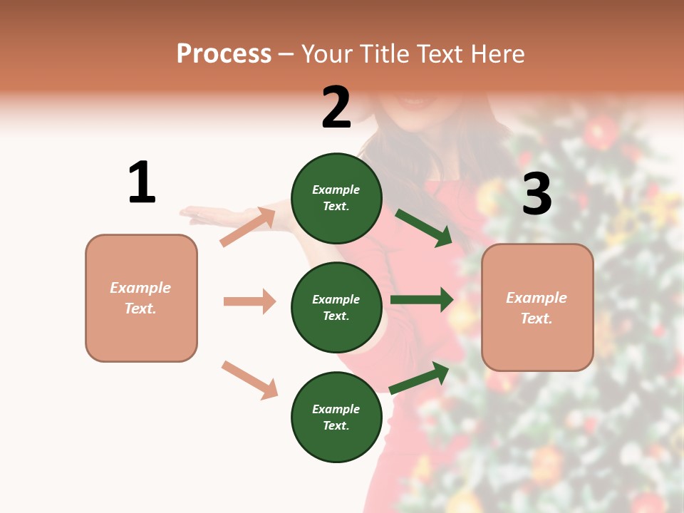 Woman Holiday Young PowerPoint Template