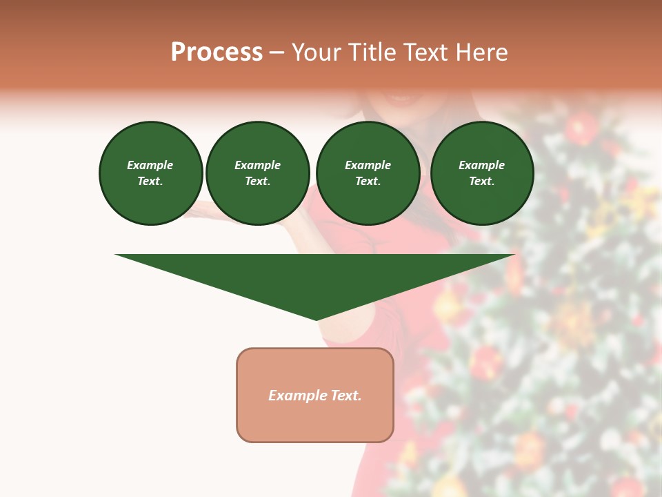 Woman Holiday Young PowerPoint Template