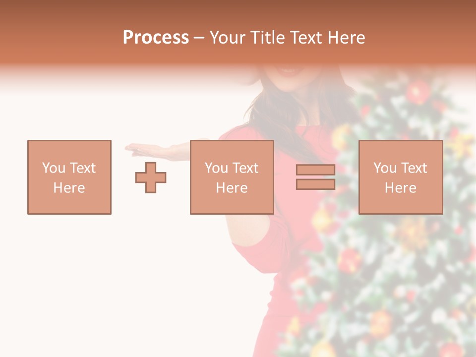 Woman Holiday Young PowerPoint Template