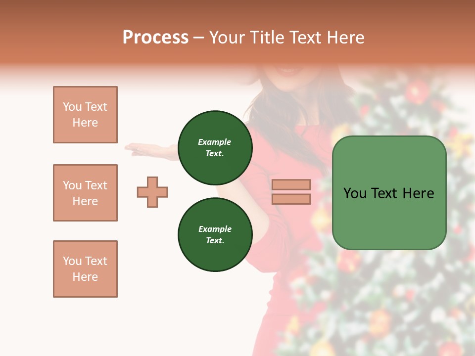 Woman Holiday Young PowerPoint Template