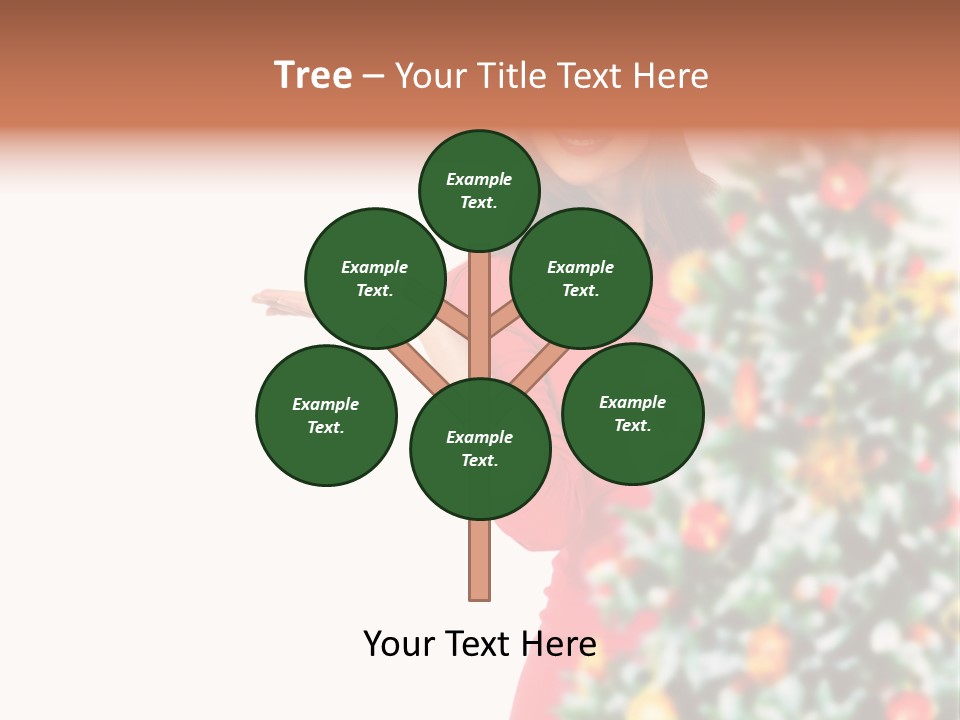 Woman Holiday Young PowerPoint Template