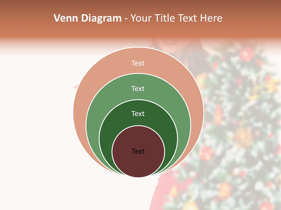 Woman Holiday Young PowerPoint Template