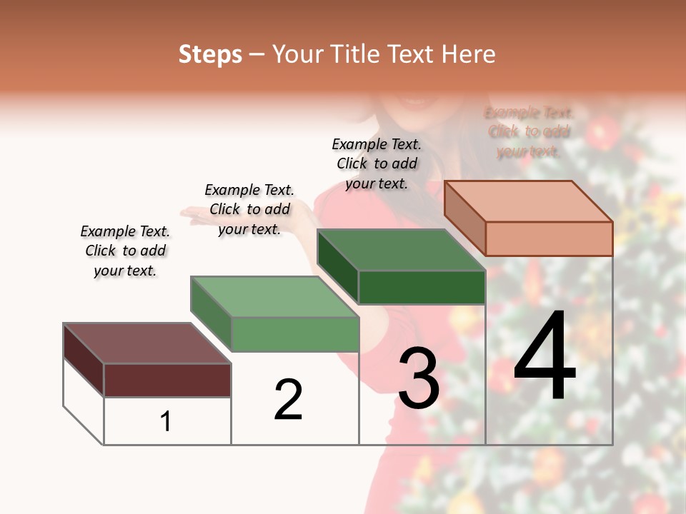 Woman Holiday Young PowerPoint Template