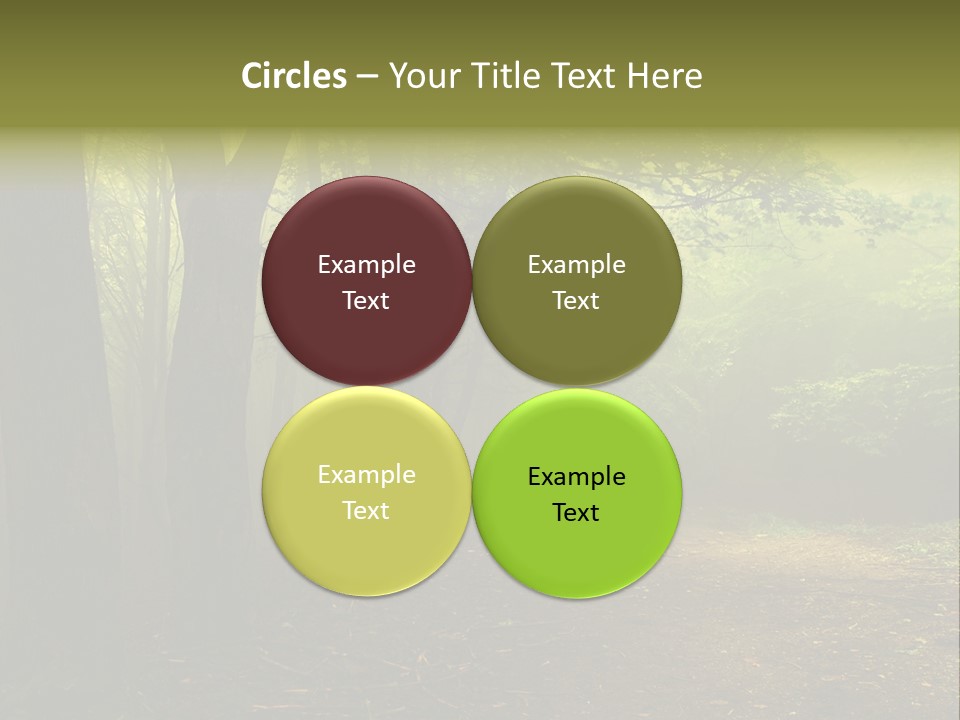 Nature Tree Wallpaper PowerPoint Template