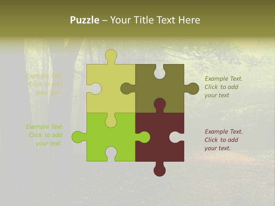 Nature Tree Wallpaper PowerPoint Template