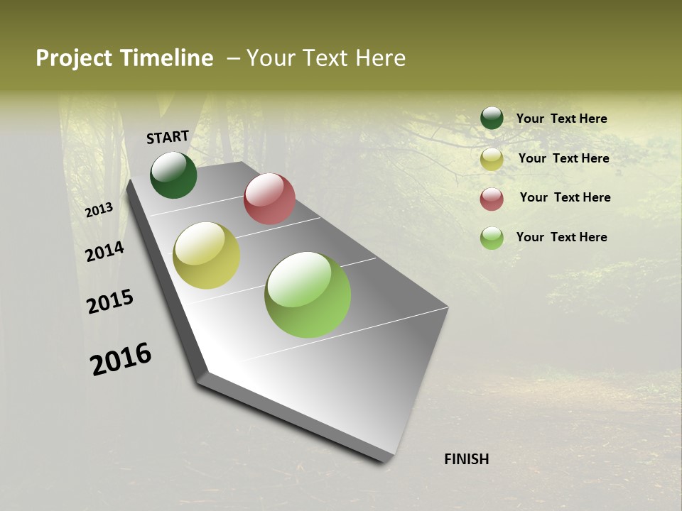 Nature Tree Wallpaper PowerPoint Template