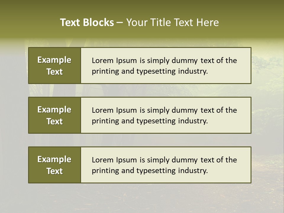 Nature Tree Wallpaper PowerPoint Template
