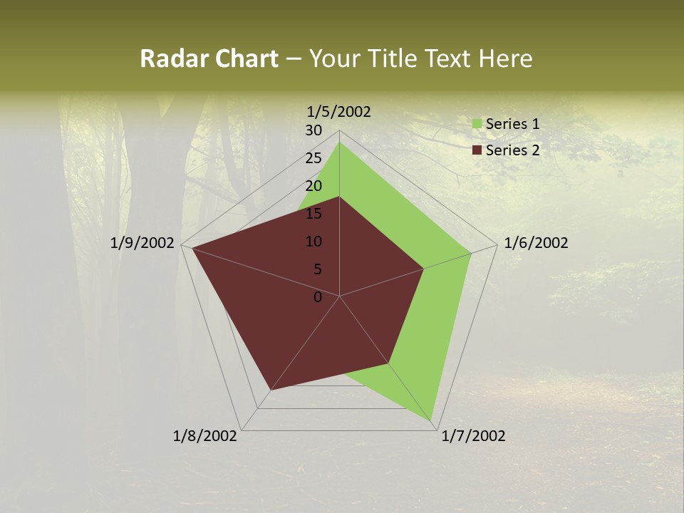 Nature Tree Wallpaper PowerPoint Template