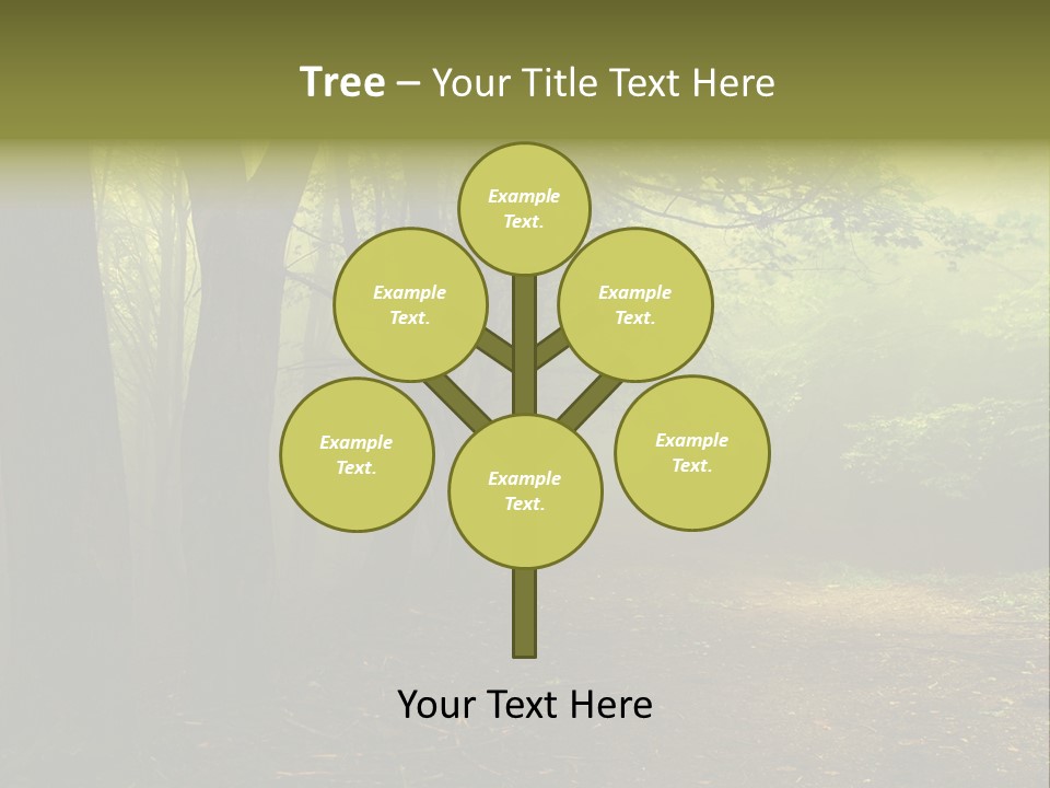 Nature Tree Wallpaper PowerPoint Template