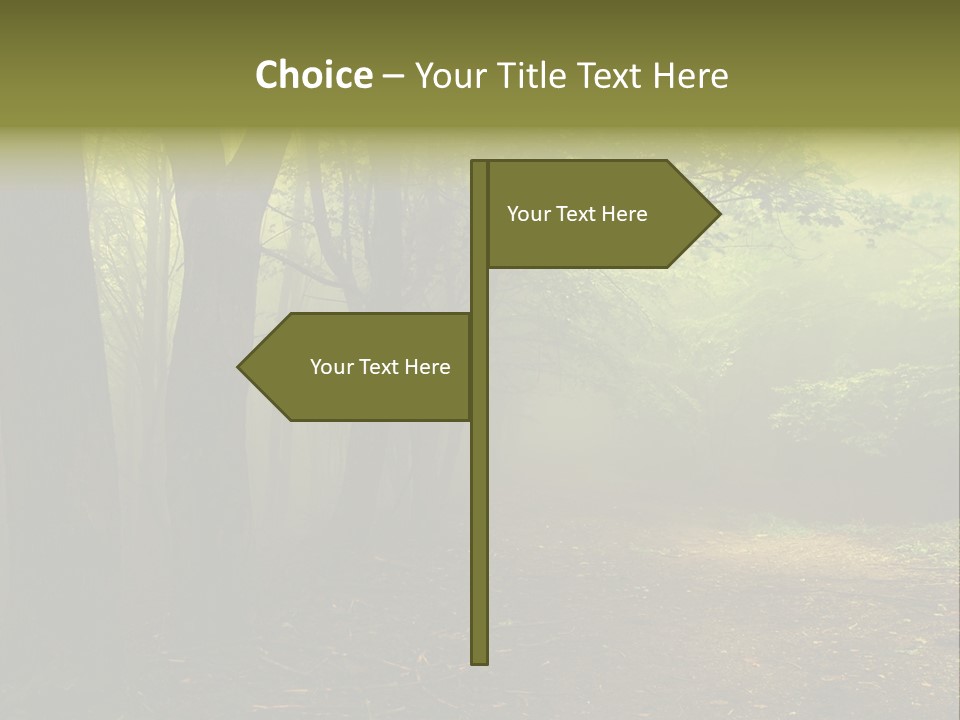 Nature Tree Wallpaper PowerPoint Template