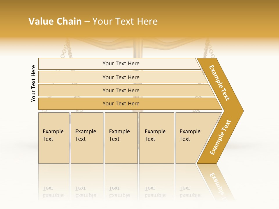 Justice Gold White PowerPoint Template