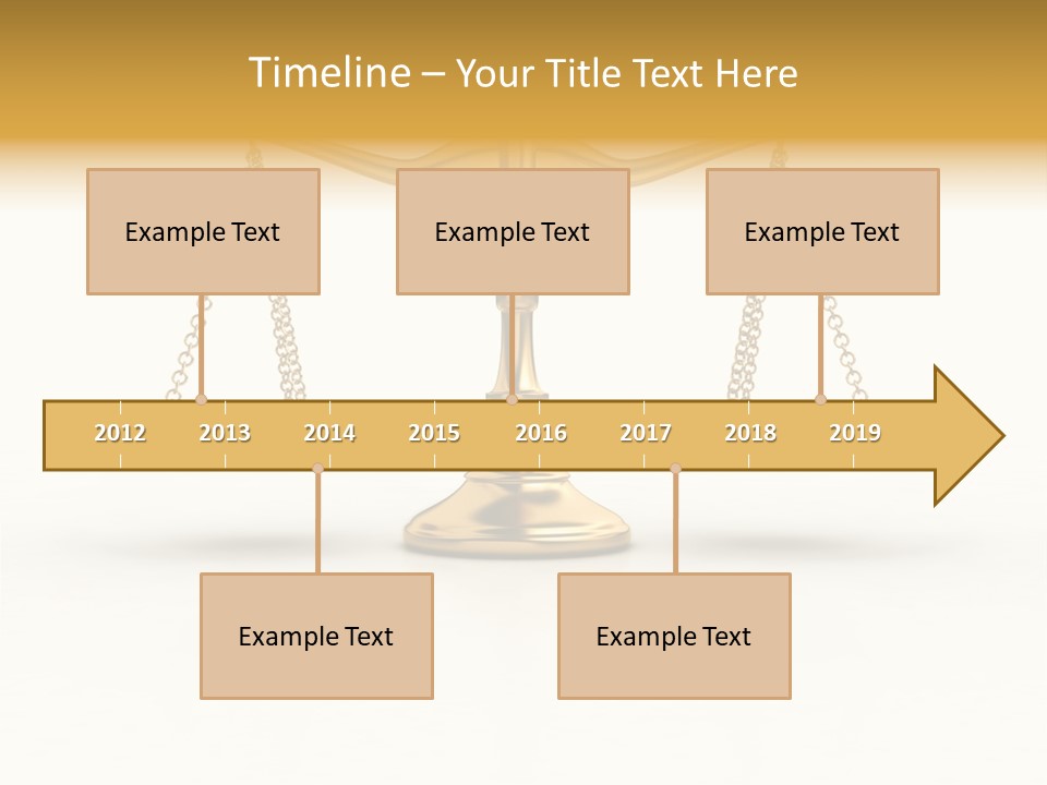 Justice Gold White PowerPoint Template