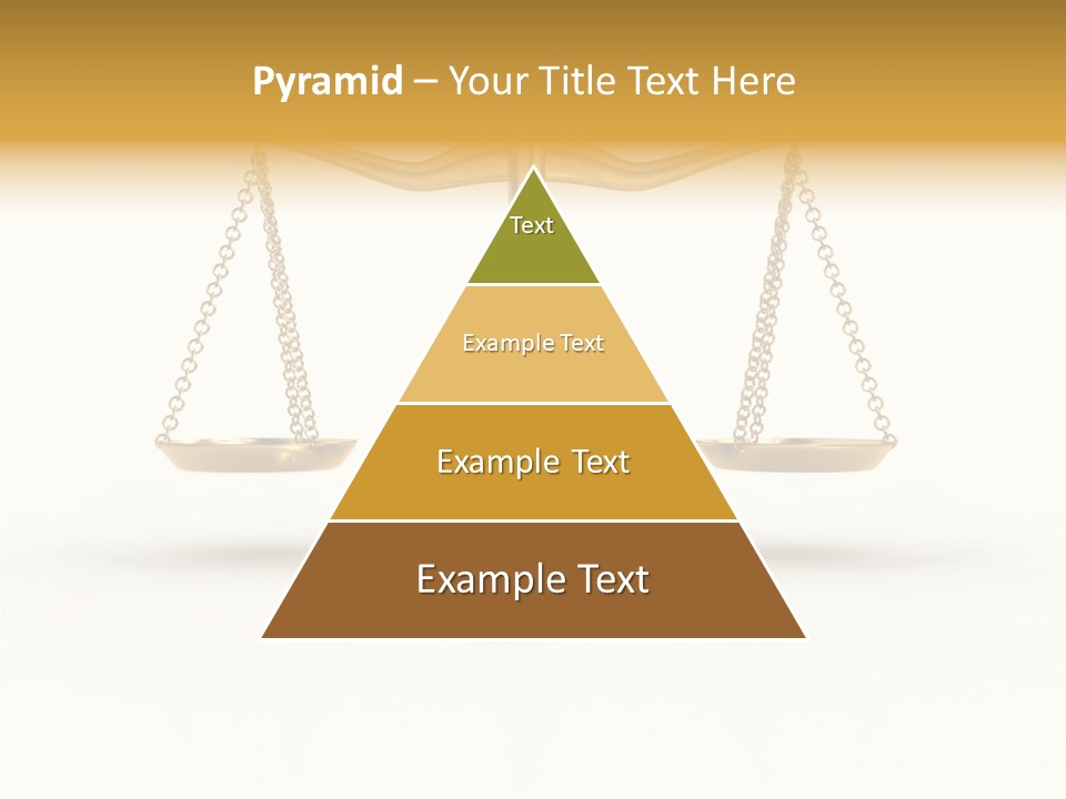 Justice Gold White PowerPoint Template