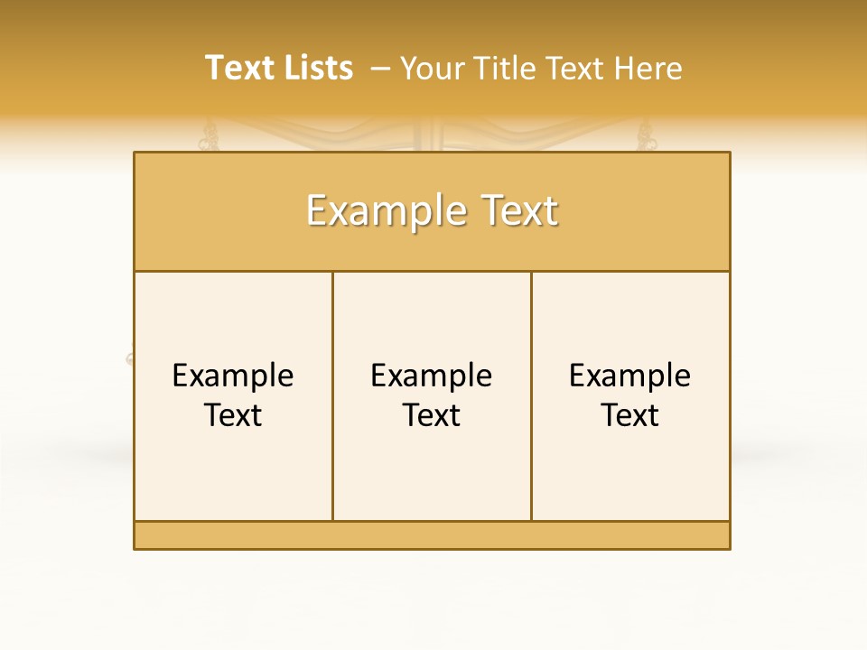 Justice Gold White PowerPoint Template