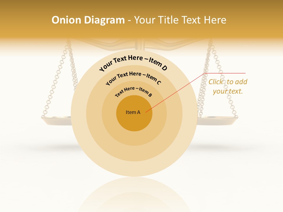 Justice Gold White PowerPoint Template