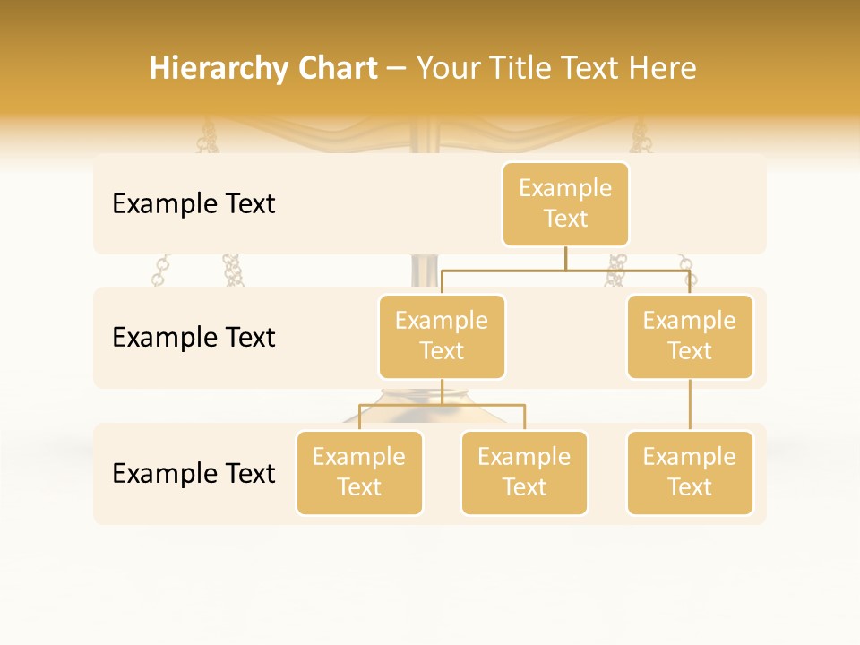 Justice Gold White PowerPoint Template