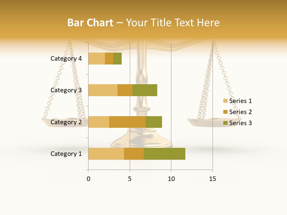 Justice Gold White PowerPoint Template