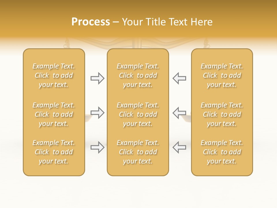 Justice Gold White PowerPoint Template