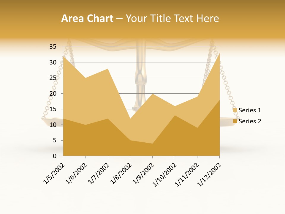Justice Gold White PowerPoint Template