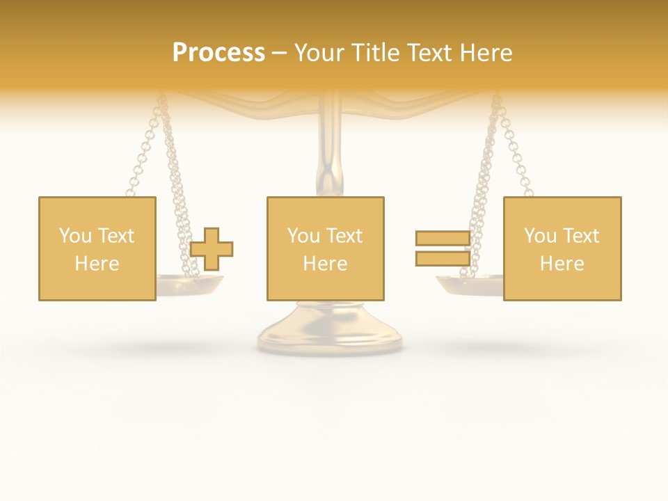 Justice Gold White PowerPoint Template