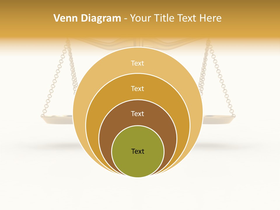 Justice Gold White PowerPoint Template