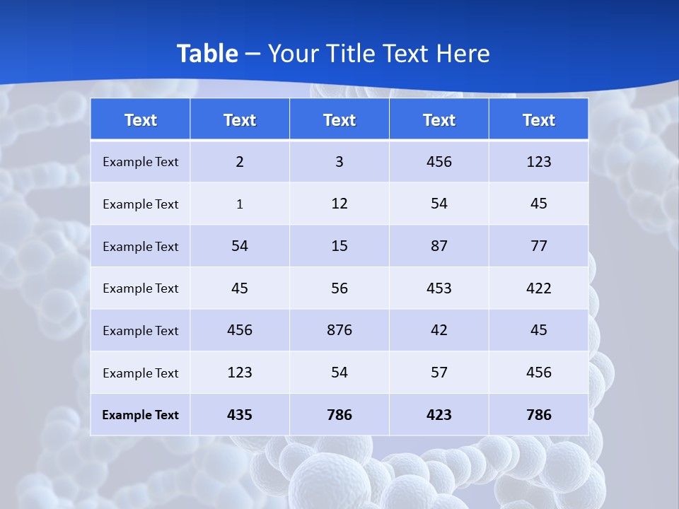 Energy Dna Chemical PowerPoint Template
