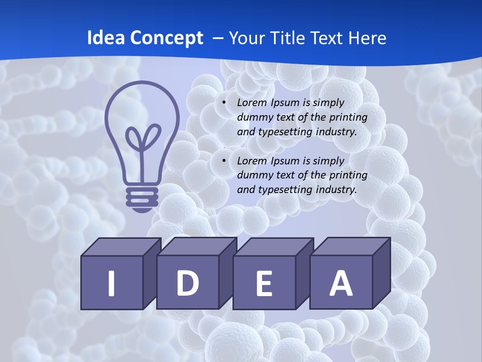 Energy Dna Chemical PowerPoint Template