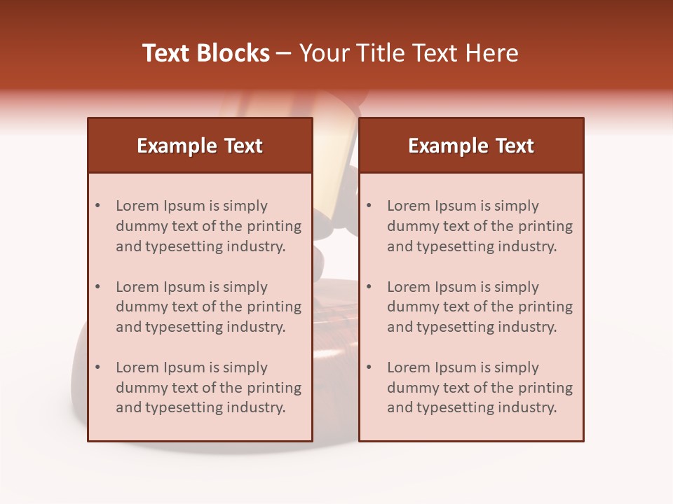 Authority Sentence Render PowerPoint Template