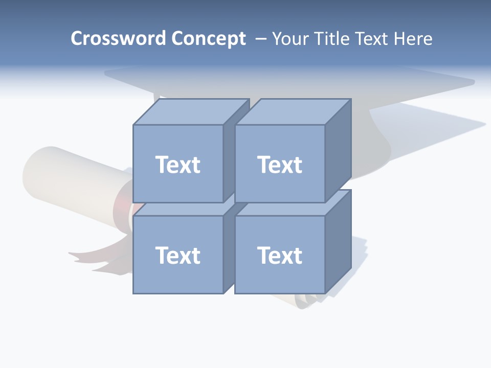School Accredit Diploma PowerPoint Template
