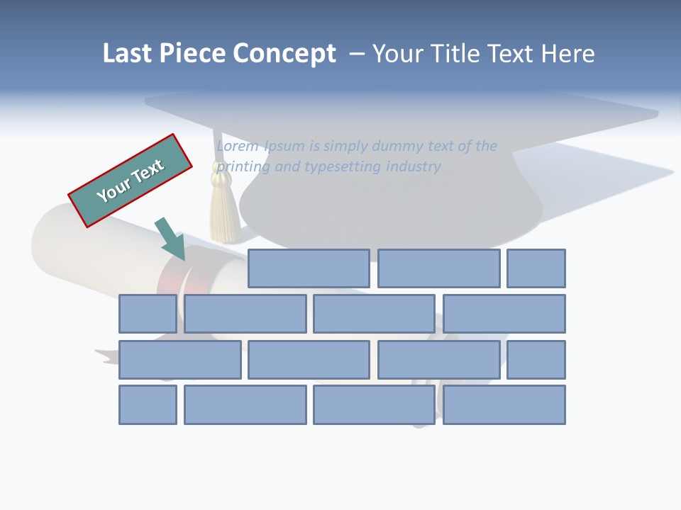 School Accredit Diploma PowerPoint Template