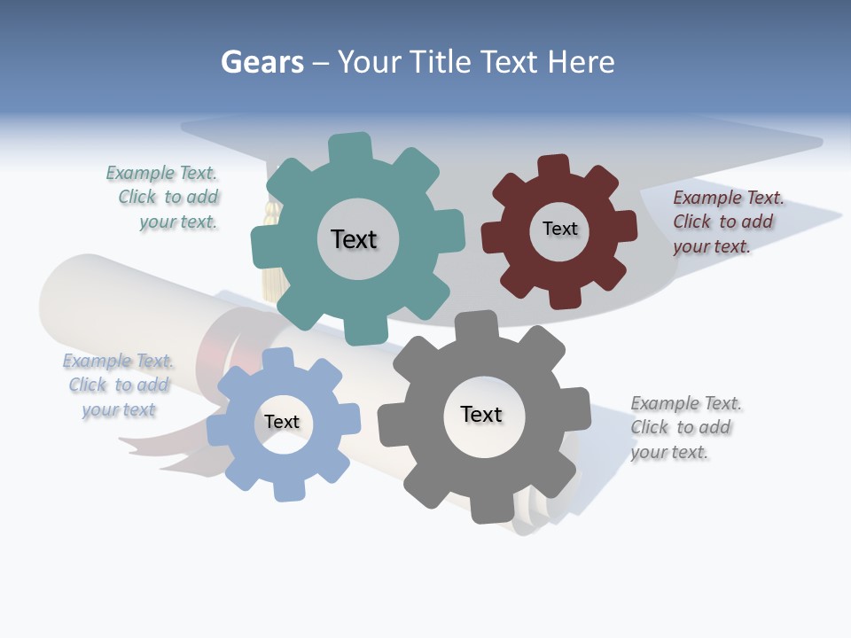 School Accredit Diploma PowerPoint Template