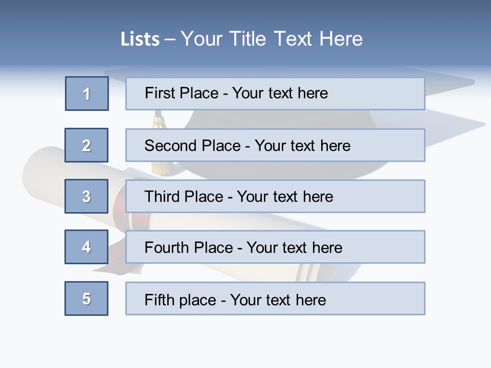 School Accredit Diploma PowerPoint Template