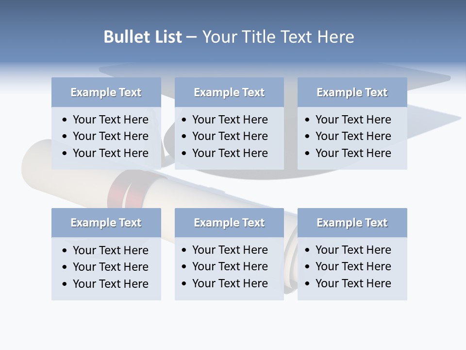 School Accredit Diploma PowerPoint Template