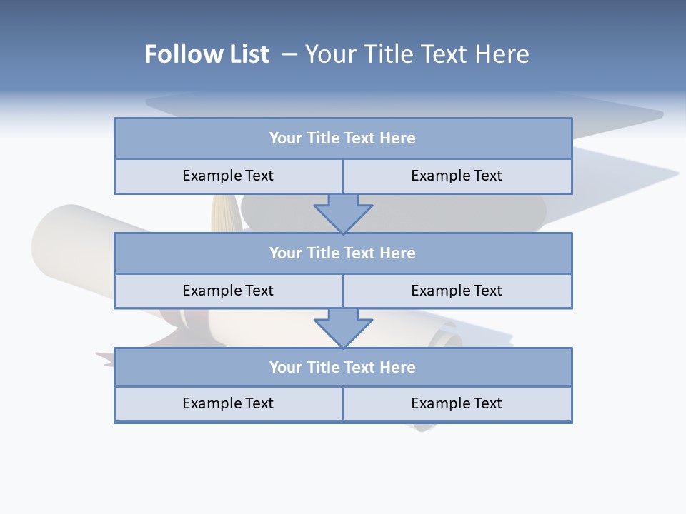 School Accredit Diploma PowerPoint Template