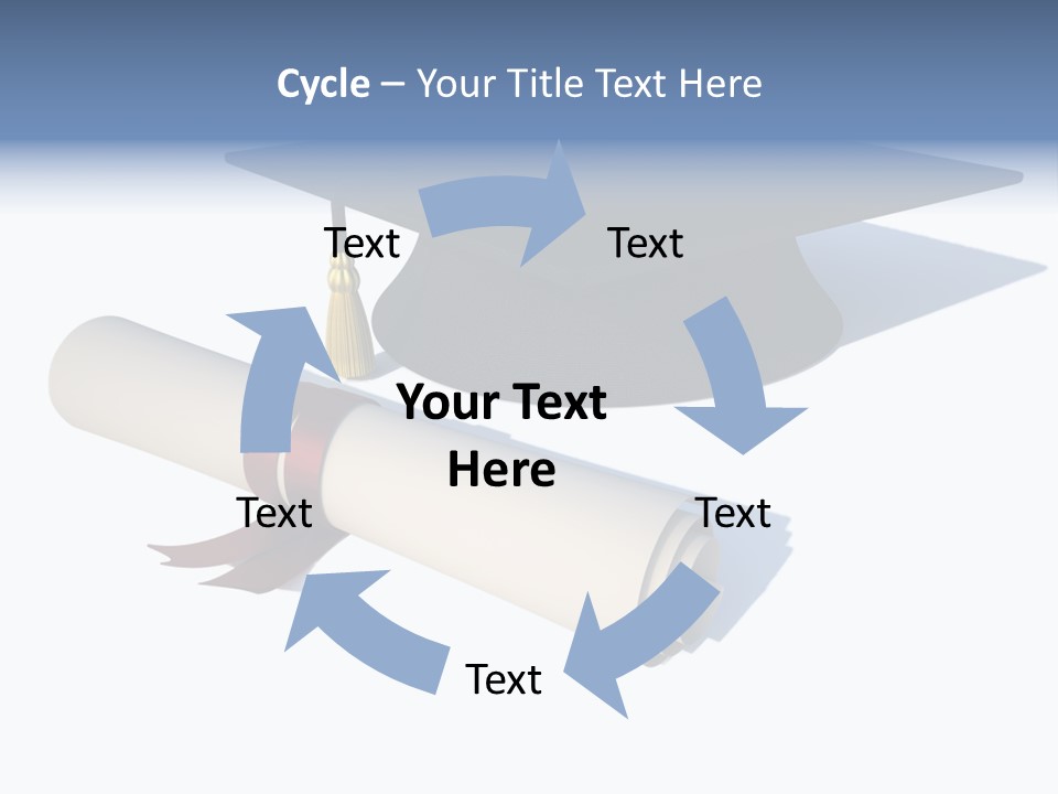 School Accredit Diploma PowerPoint Template