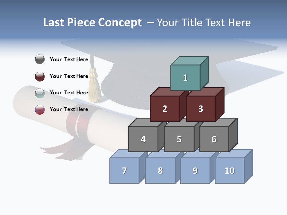 School Accredit Diploma PowerPoint Template