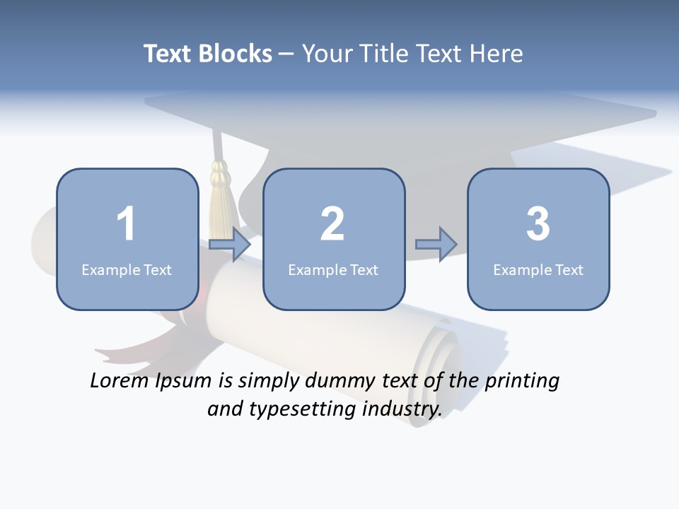 School Accredit Diploma PowerPoint Template