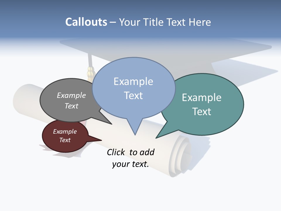 School Accredit Diploma PowerPoint Template