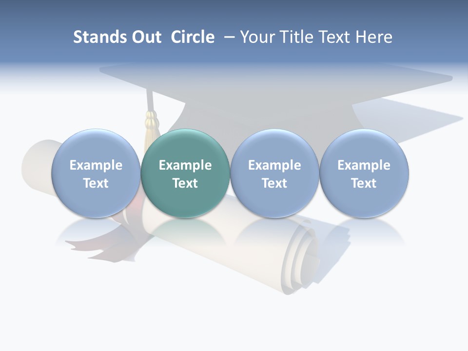 School Accredit Diploma PowerPoint Template