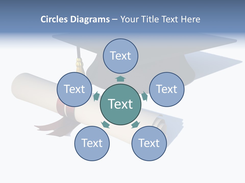 School Accredit Diploma PowerPoint Template