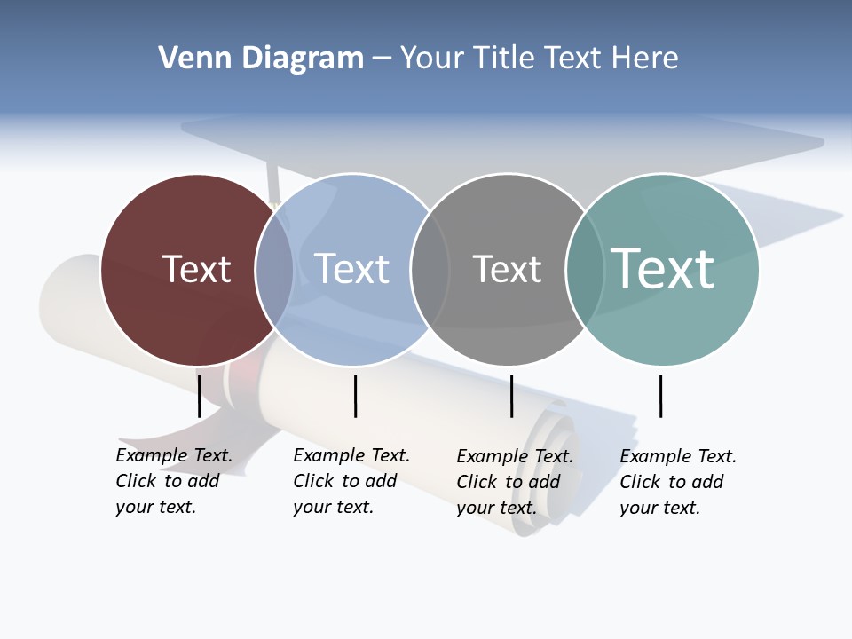 School Accredit Diploma PowerPoint Template